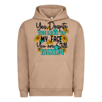 Pigment Burro you despite the lok on my face you are still talki Urban Hoodie - MaliasSmallBusiness