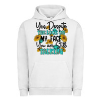 Pigment Lunar Rock you despite the lok on my face you are still talki Urban Hoodie - MaliasSmallBusiness