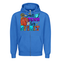 True Royal small town big spirit basketball Zipper Hoodie - Zillion Design Studio