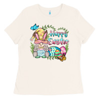 Bone happy easter bunny gnome Ladies Tee - BarkalooDesign