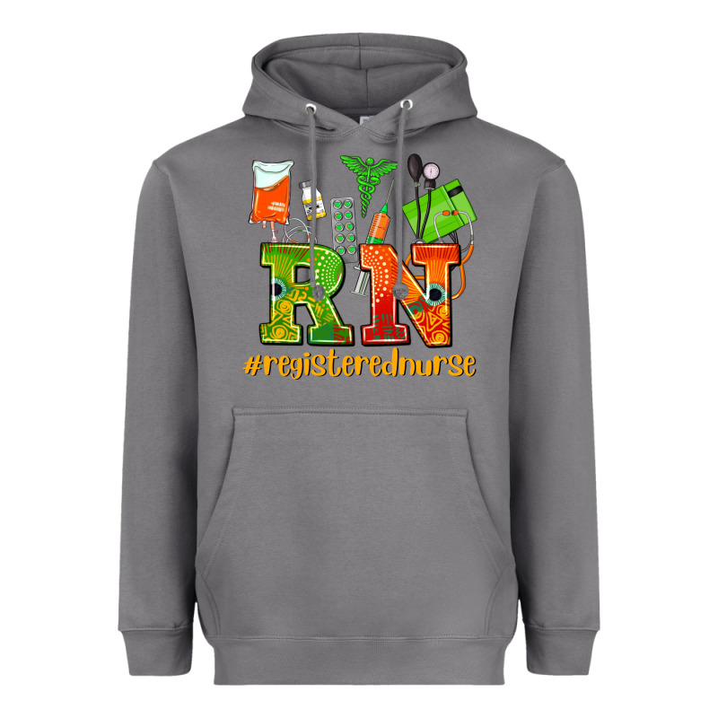 Registered Nurse Juneteenth Heavyweight Hoodie by AdoDesignShop | Teevron