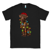 Black Christmas labrador retriever Classic Tee - RanaPortraitStore