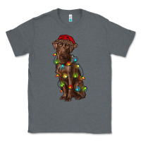 Charcoal Heather Christmas labrador retriever Classic Tee - RanaPortraitStore