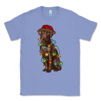 Colony Blue Christmas labrador retriever Classic Tee - RanaPortraitStore