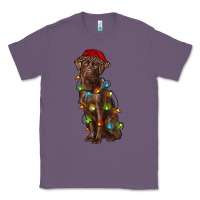 Lavender Christmas labrador retriever Classic Tee - RanaPortraitStore