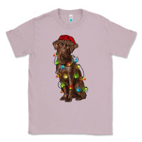Lilac Christmas labrador retriever Classic Tee - RanaPortraitStore