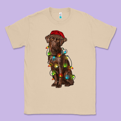 Christmas Labrador Retriever Classic Tee Designed By Ranaportraitstore
