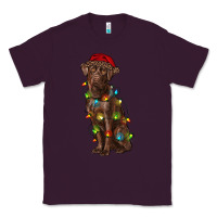 Plum Christmas labrador retriever Classic Tee - RanaPortraitStore