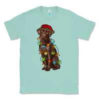 Seafoam Christmas labrador retriever Classic Tee - RanaPortraitStore
