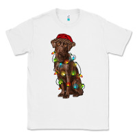White Christmas labrador retriever Classic Tee - RanaPortraitStore