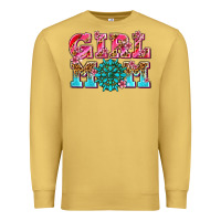 Antique Gold girl mom Premium Sweatshirt - AdoDesignShop