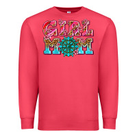 Cardinal girl mom Premium Sweatshirt - AdoDesignShop