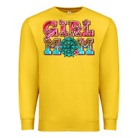 Lemon girl mom Premium Sweatshirt - AdoDesignShop