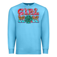 Ocean Blue girl mom Premium Sweatshirt - AdoDesignShop