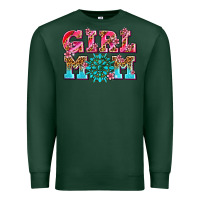 Sports Green girl mom Premium Sweatshirt - AdoDesignShop