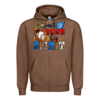 Chestnut small town big spirit baseball Zipper Hoodie - Zillion Design Studio