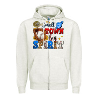 Oatmeal Heather small town big spirit baseball Zipper Hoodie - Zillion Design Studio
