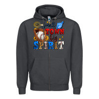 Smoke small town big spirit baseball Zipper Hoodie - Zillion Design Studio