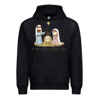 Black o come let us adore him Urban Hoodie - MaliasSmallBusiness
