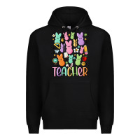 Black teacher bunny's Premium Hoodie - MaliasSmallBusiness