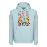 Blue Mist teacher bunny's Premium Hoodie - MaliasSmallBusiness