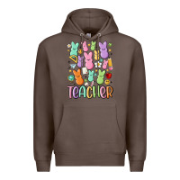 Coffee teacher bunny's Premium Hoodie - MaliasSmallBusiness