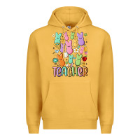 Mustard teacher bunny's Premium Hoodie - MaliasSmallBusiness
