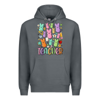 Rock teacher bunny's Premium Hoodie - MaliasSmallBusiness
