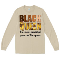 Mushroom black queen the most powerful piece in the game Long Sleeve Tee - texasbilliewilder