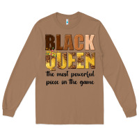 Toasted Coconut black queen the most powerful piece in the game Long Sleeve Tee - texasbilliewilder