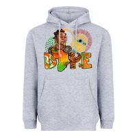 Heather Grey dope juneteenth Heavyweight Hoodie - AdoDesignShop