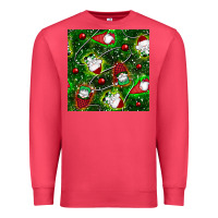 Cardinal christmas gnomes seamless pattern Premium Sweatshirt - BundleAndBundleShop