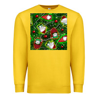 Lemon christmas gnomes seamless pattern Premium Sweatshirt - BundleAndBundleShop