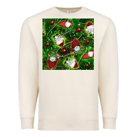 Sandshell christmas gnomes seamless pattern Premium Sweatshirt - BundleAndBundleShop
