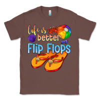 Chestnut life is better in flip flops Classic Tee - texasbilliewilder