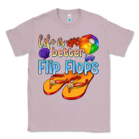 Lilac life is better in flip flops Classic Tee - texasbilliewilder