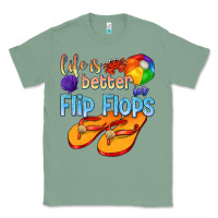 Sage life is better in flip flops Classic Tee - texasbilliewilder