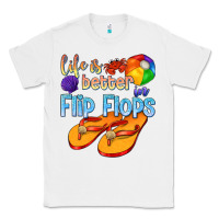 White life is better in flip flops Classic Tee - texasbilliewilder