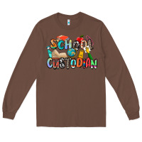 Chestnut school custodian Long Sleeve Tee - Zillion Design Studio