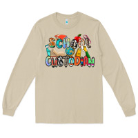 Mushroom school custodian Long Sleeve Tee - Zillion Design Studio