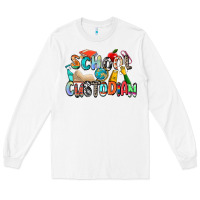 White school custodian Long Sleeve Tee - Zillion Design Studio
