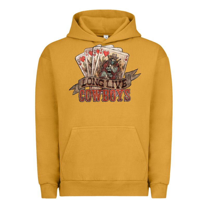 Long Live Cowboys Cards Urban Hoodie by NancyCooperArtShop | Teevron