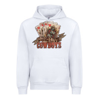 White long live cowboys cards Urban Hoodie - NancyCooperArtShop