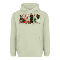 Matcha christmas chihuahua pitbull pug dachshund Heavyweight Hoodie - JahusDesignShop