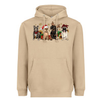 Mushroom christmas chihuahua pitbull pug dachshund Heavyweight Hoodie - JahusDesignShop