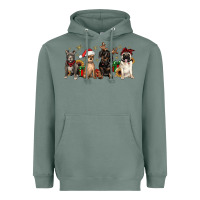 Sage christmas chihuahua pitbull pug dachshund Heavyweight Hoodie - JahusDesignShop