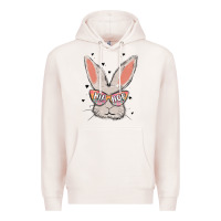 Pale Pink hip hop Premium Hoodie - MaliasSmallBusiness