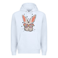 White hip hop Premium Hoodie - MaliasSmallBusiness