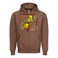 Chestnut play ball softball Zipper Hoodie - Zillion Design Studio