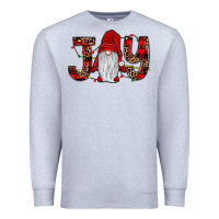 Heather Grey joy gnome Premium Sweatshirt - JahusDesignShop